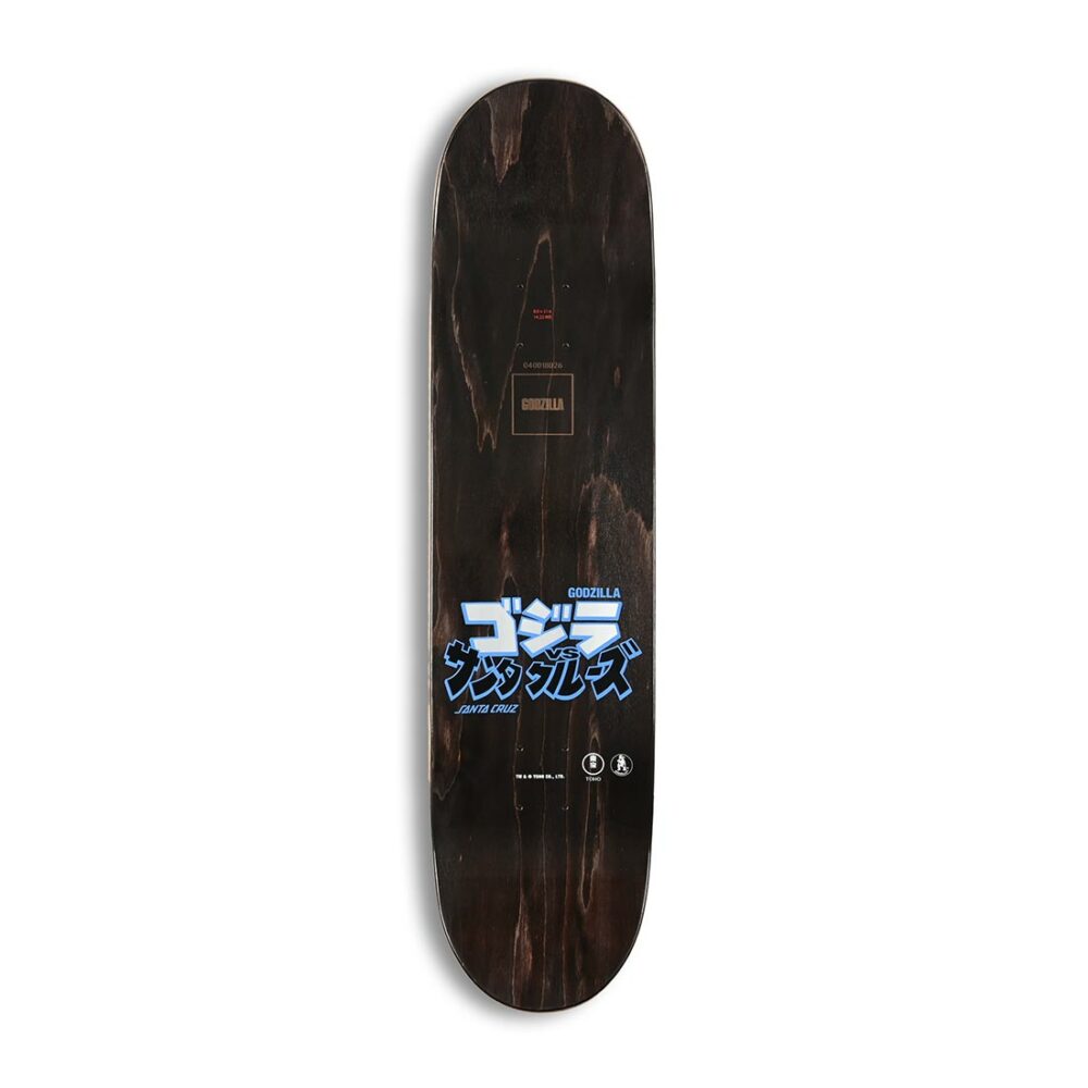 Santa Cruz vs Godzilla Mecha Hand 8" Skateboard Deck
