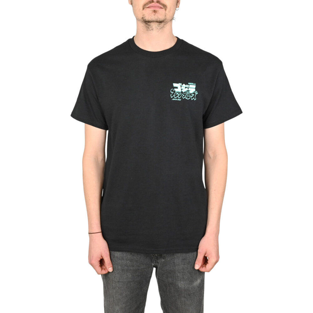 Santa Cruz vs Godzilla Natas Mothra S/S T-Shirt - Black
