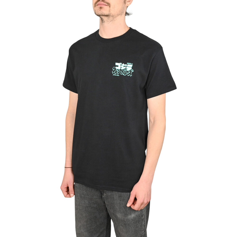 Santa Cruz vs Godzilla Natas Mothra S/S T-Shirt - Black