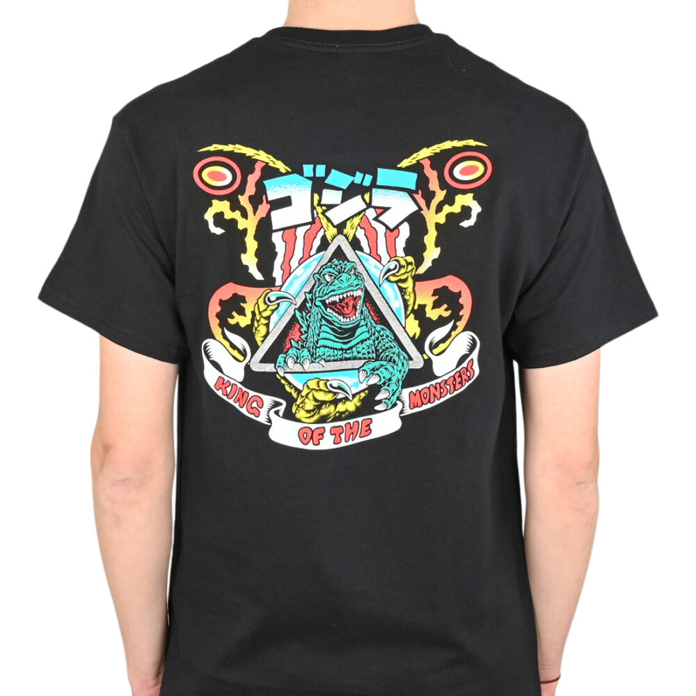 Santa Cruz vs Godzilla Natas Mothra S/S T-Shirt - Black