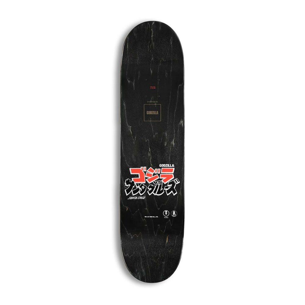 Santa Cruz vs Godzilla O'Brien Reaper 8.25" Skateboard Deck