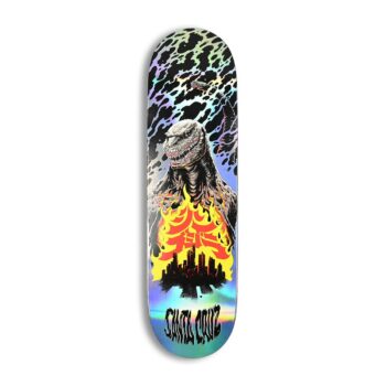 Santa Cruz vs Godzilla Shin Knox Firepit 8.5" Skateboard Deck