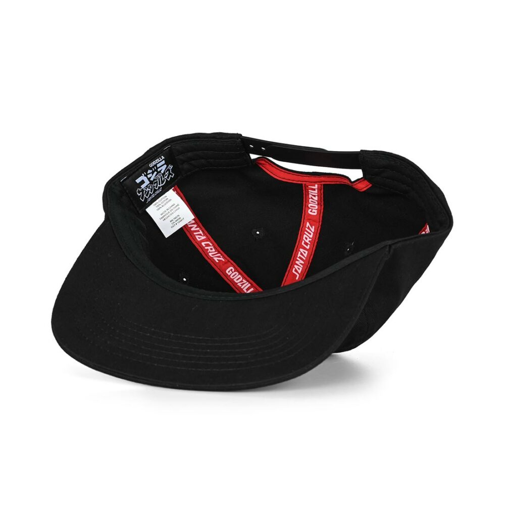Santa Cruz vs Godzilla Snapback Cap - Black