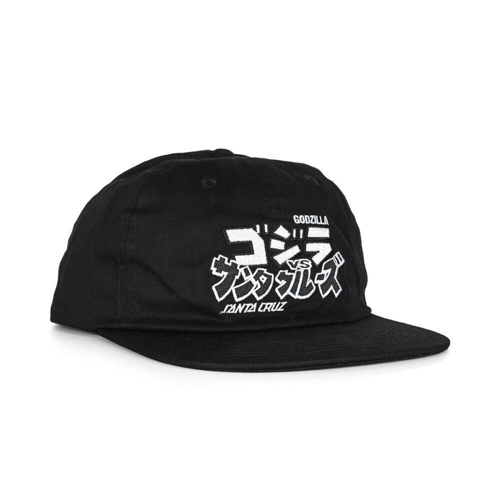 Santa Cruz vs Godzilla Snapback Cap - Black