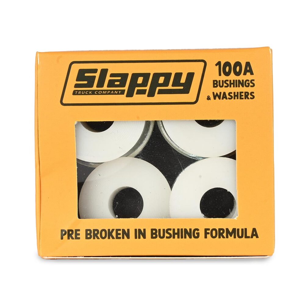 Slappy 100A Standard Skateboard Truck Bushings - White