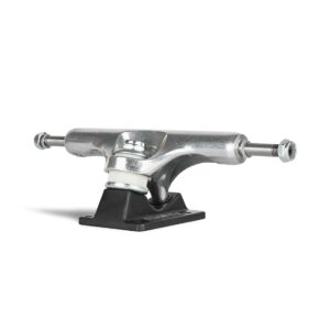 Slappy ST1 Hollow Low 8.25″ Skateboard Trucks - Silver/Black