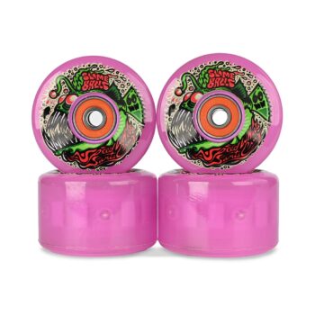 Slime Balls Angler Light Ups OG Slime 78a 60mm Skateboard Wheels - Purple (Copy)