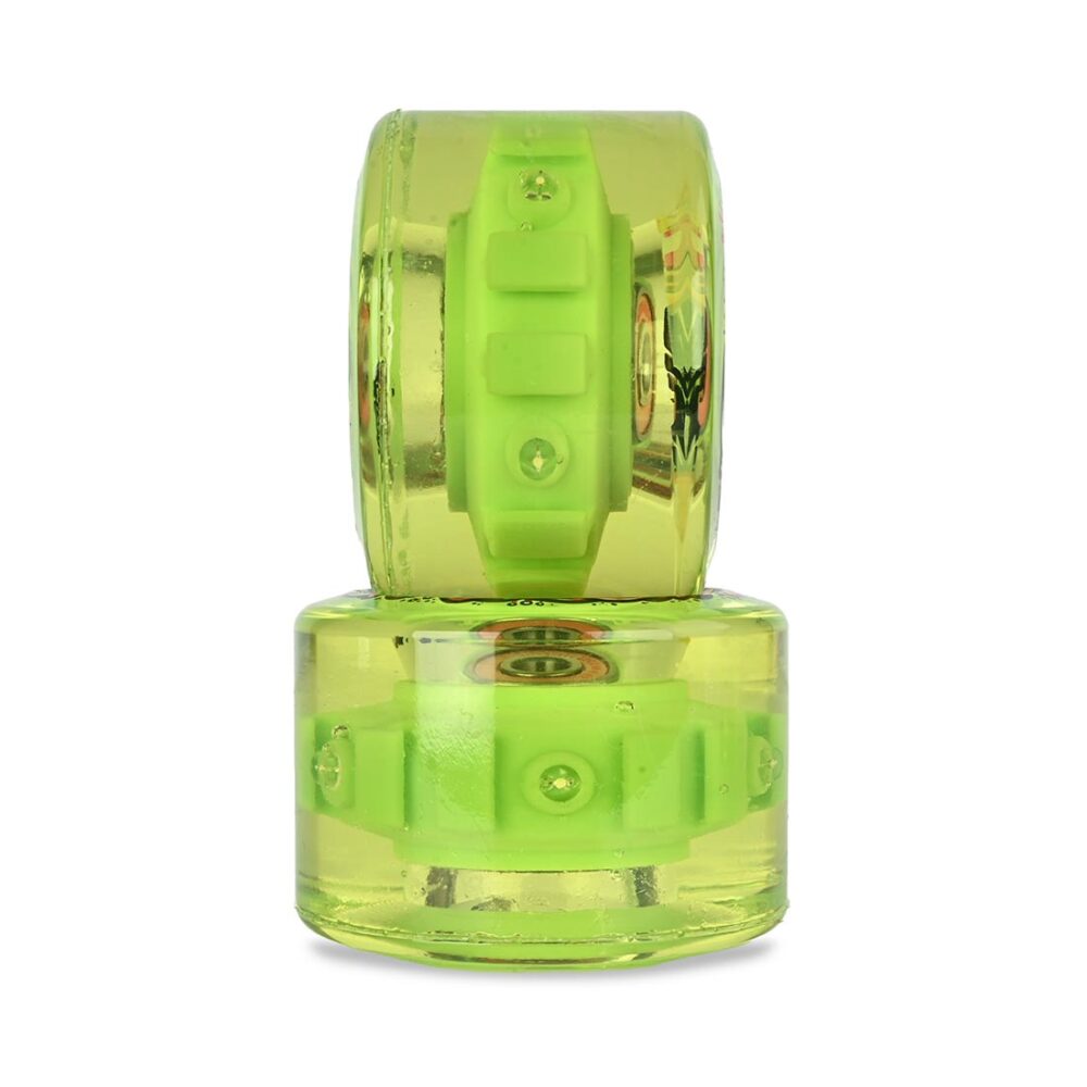 Slime Balls Angler Light Ups OG Slime 78a 66mm Skateboard Wheels - Neon Green