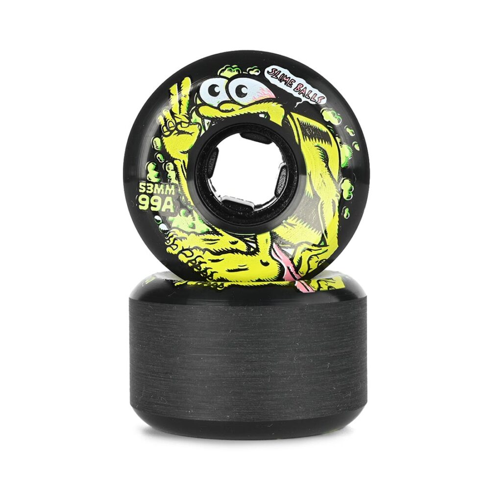 Slime Balls Rowley Vomit Mini 95a 53mm Skateboard Wheels - Black