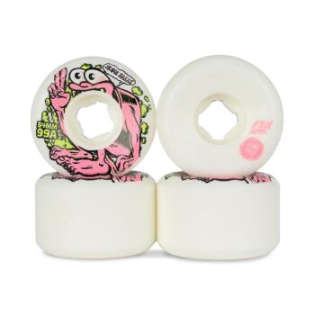 Slime Balls Gremmie Vomit Mini 99a 54mm Skateboard Wheels - White