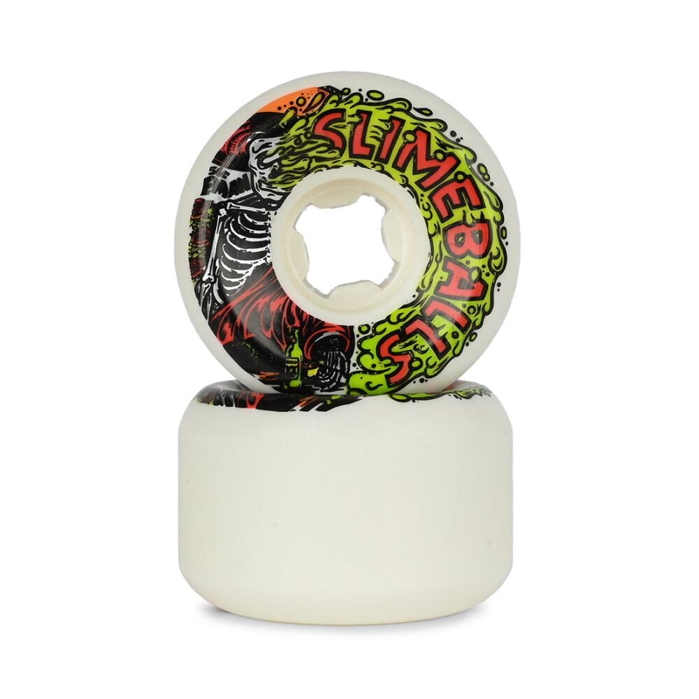 Slime Balls Guzman Vomit Mini 97a 56mm Skateboard Wheels - White
