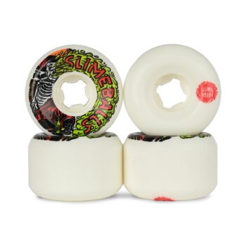 Slime Balls Guzman Vomit Mini 97a 56mm Skateboard Wheels - White