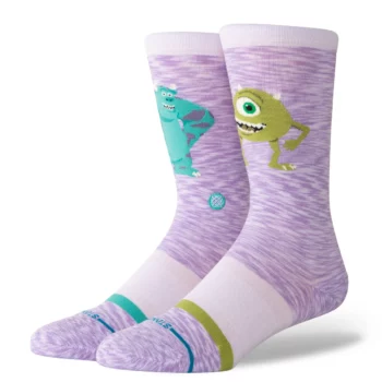 Stance Scare Floor Crew Socks - Lavender