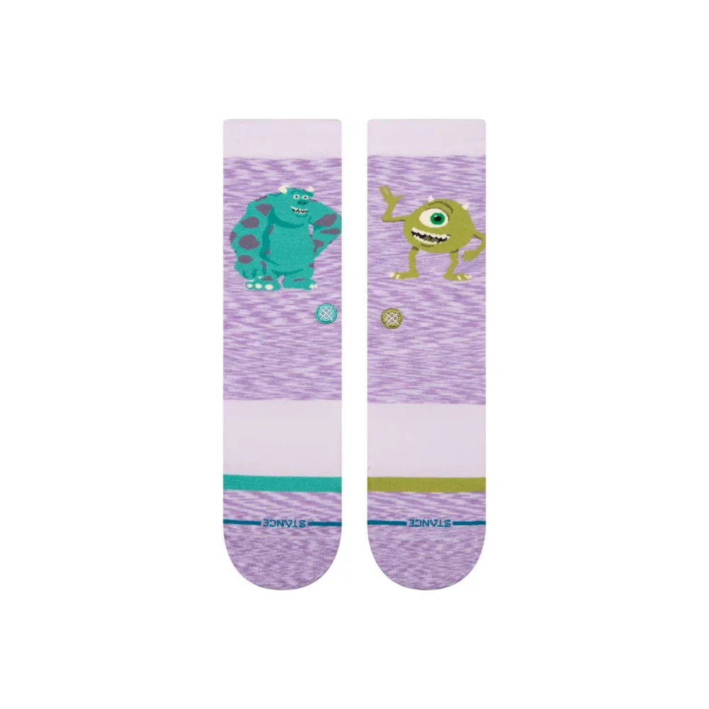 Stance Scare Floor Crew Socks - Lavender