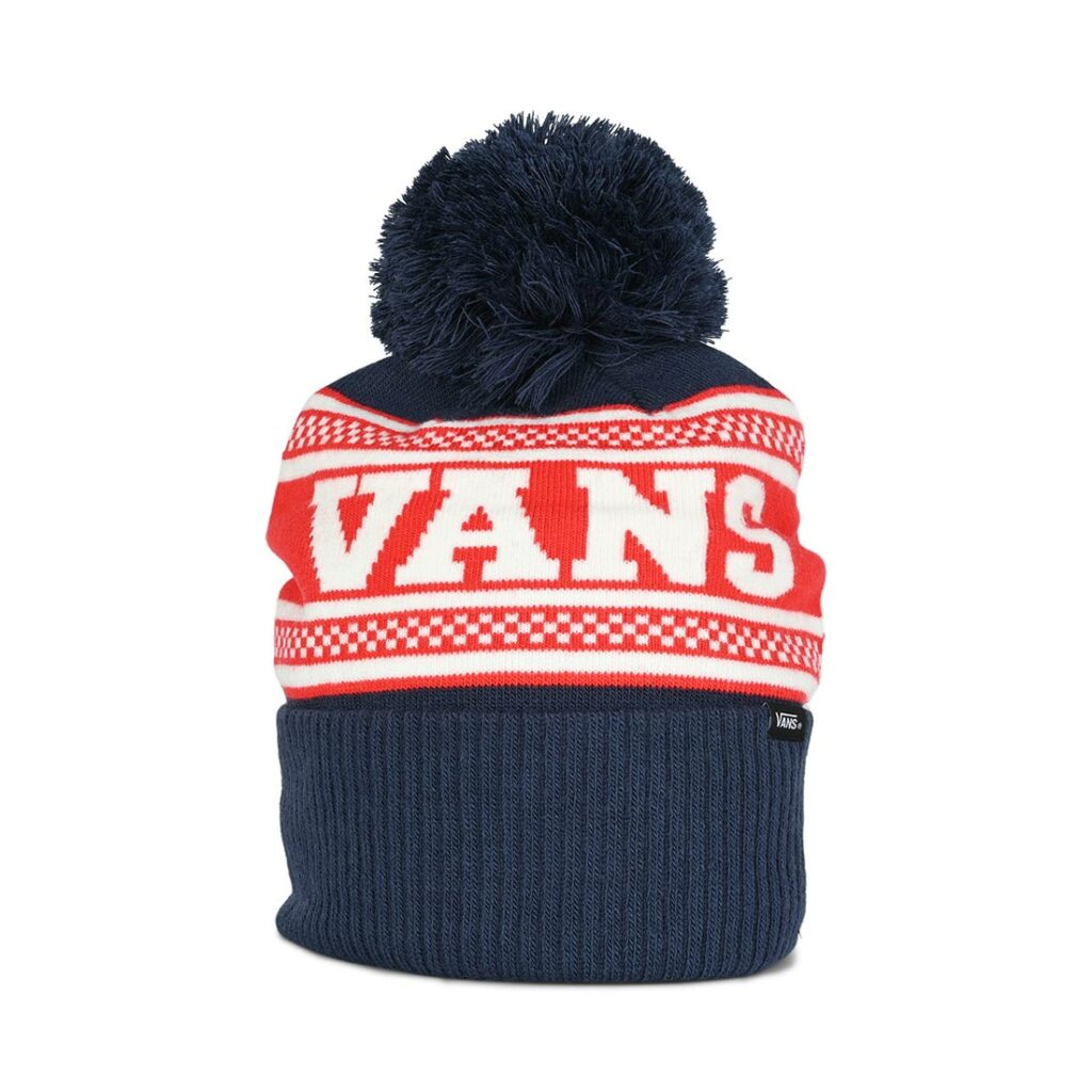 Vans Check Pom Beanie Hat Dress Blues Supereight