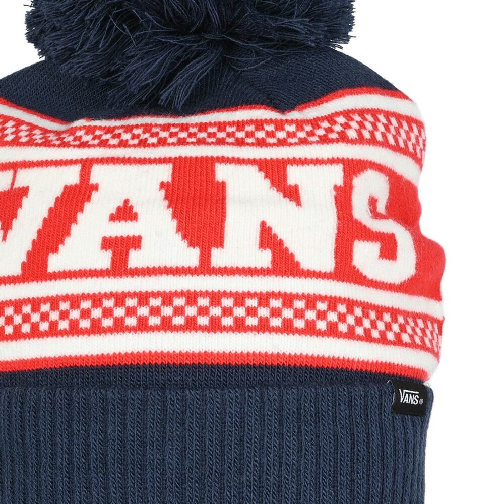 Vans Check Pom Beanie Hat Dress Blues Supereight