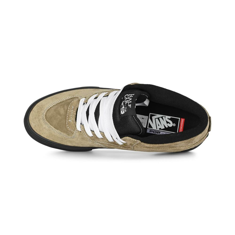 Vans Half Cab Skate Shoes - Olive/Black