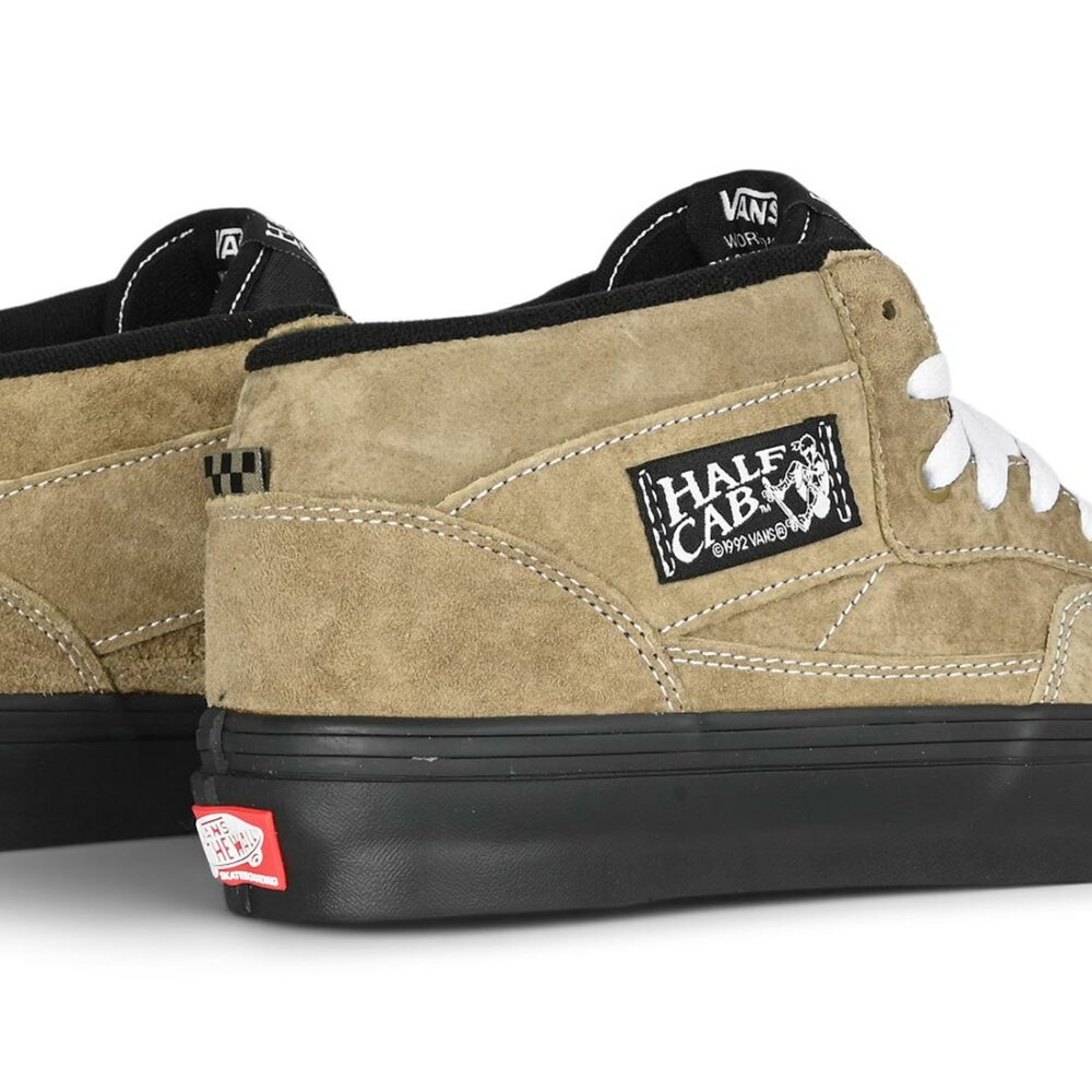 Vans Half Cab Skate Shoes - Olive/Black