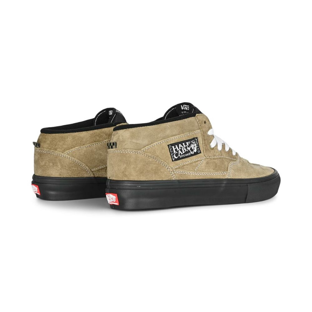 Vans Half Cab Skate Shoes - Olive/Black