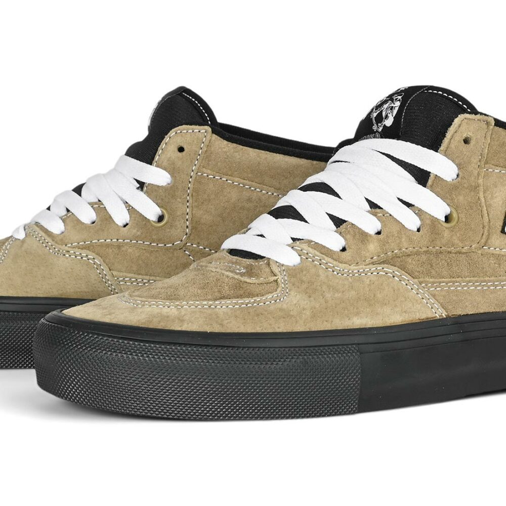 Vans Half Cab Skate Shoes - Olive/Black
