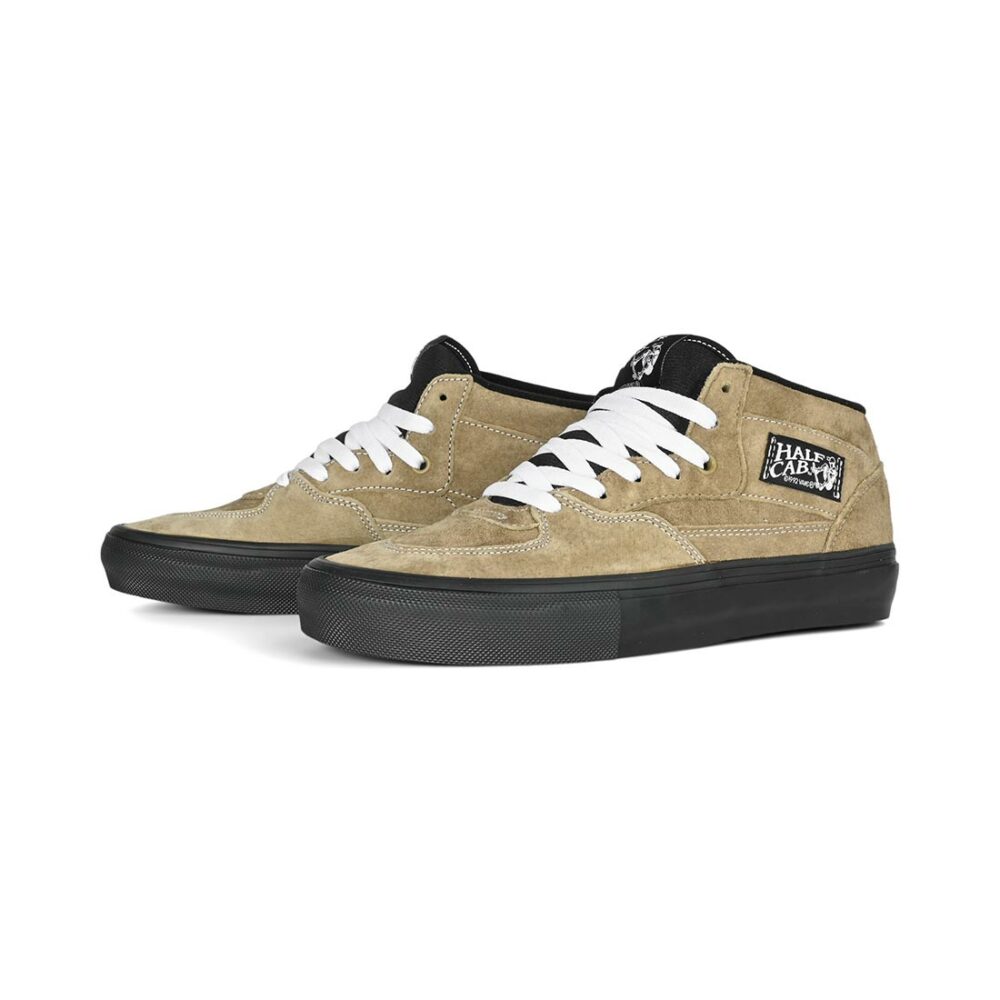 Vans Half Cab Skate Shoes - Olive/Black
