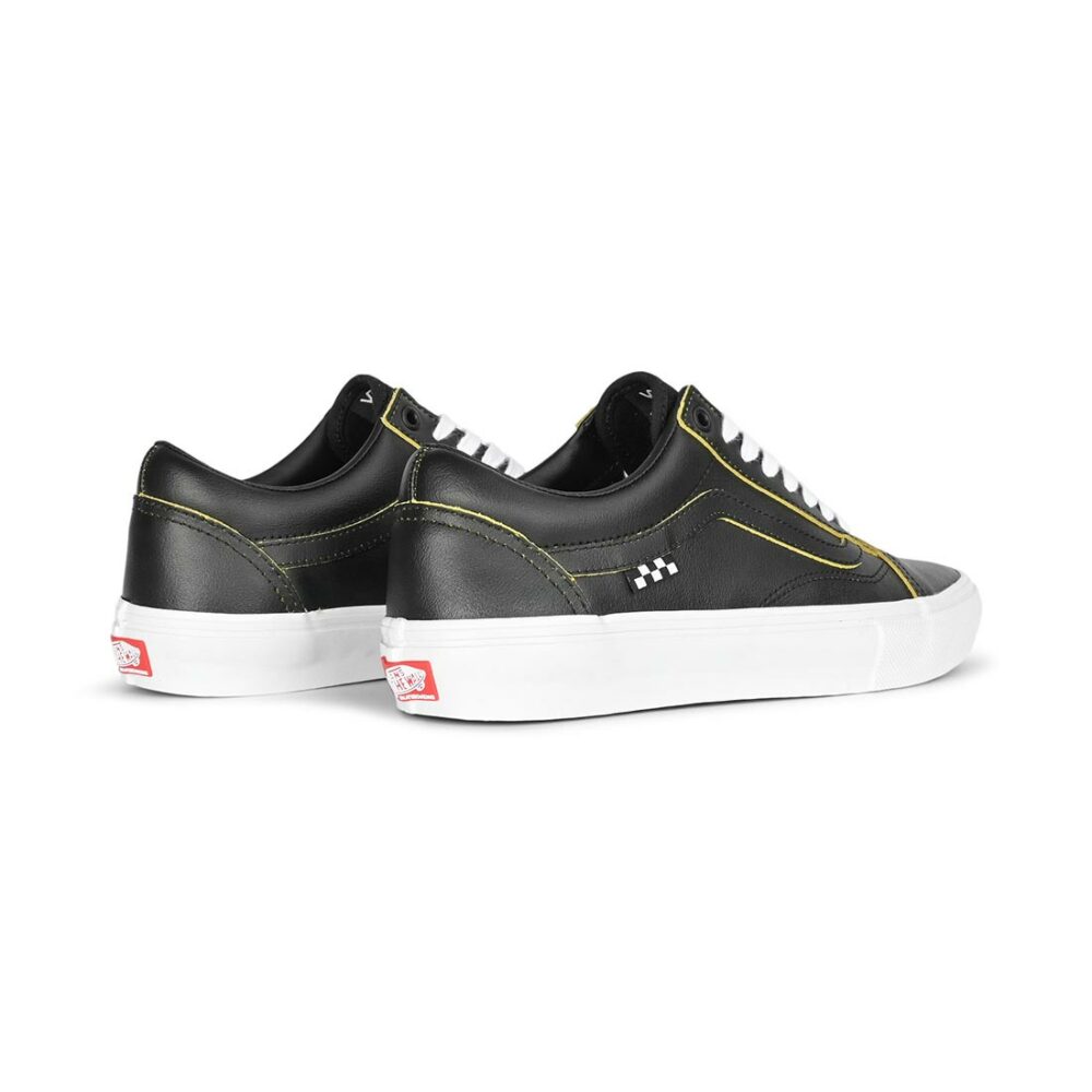 Vans Old Skool Skate Shoes - Wearaway Black/Lime