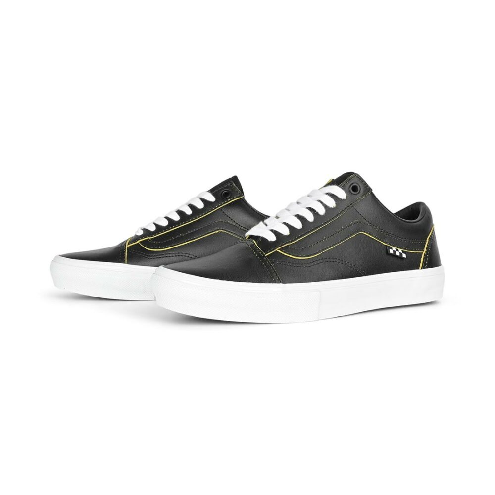 Vans Old Skool Skate Shoes - Wearaway Black/Lime