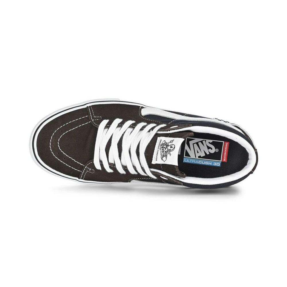 Vans Sk8-Mid Grosso Shoes - Brown/Navy