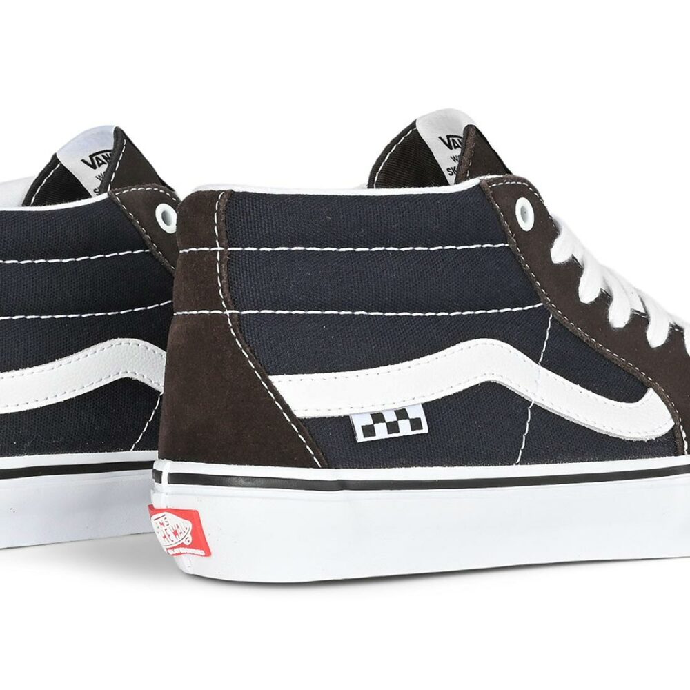 Vans Sk8-Mid Grosso Shoes - Brown/Navy