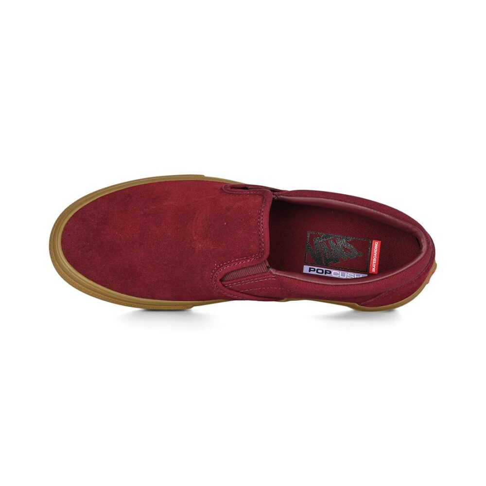 Vans Slip-On Pro Skate Shoes - Port/Gum