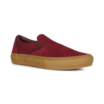 Vans Slip-On Pro Skate Shoes - Port/Gum