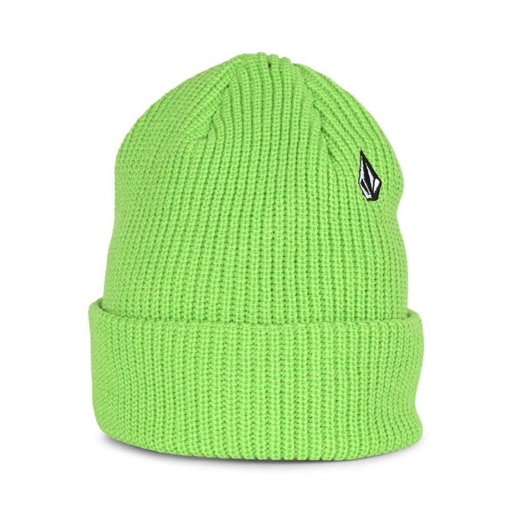 Volcom Full Stone Cuff Beanie Hat - Electric Green