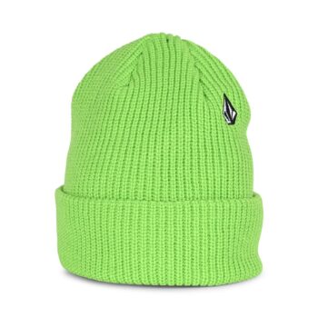 Volcom Full Stone Cuff Beanie Hat - Electric Green