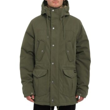 Volcom Starget 5K Parka Jacket - Dark Green