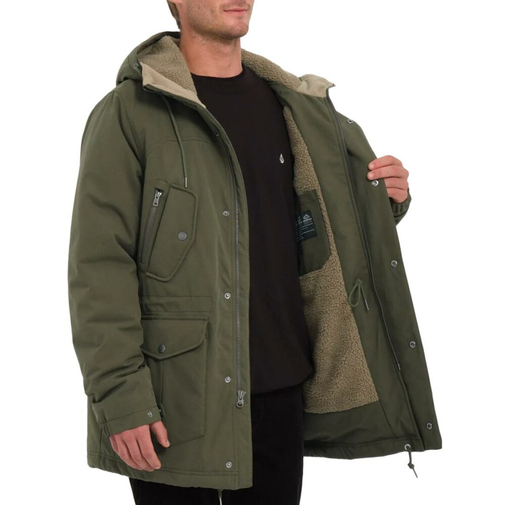 Volcom Starget 5K Parka Jacket - Dark Green