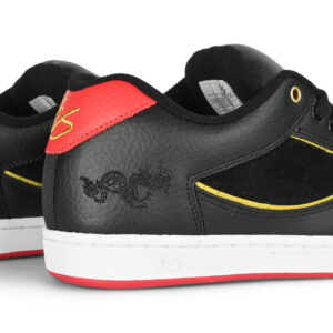 eS Accel OG Skate Shoes - Black/Gold/White