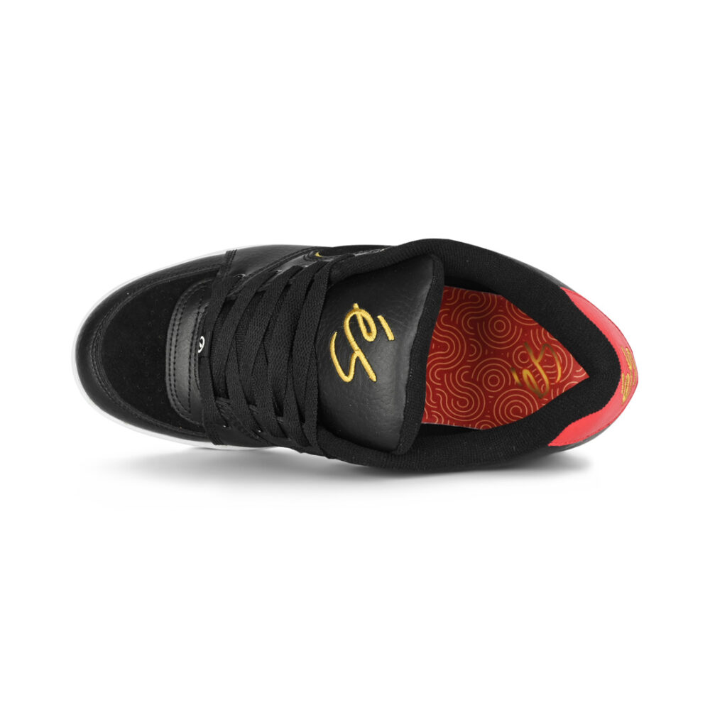 eS Accel OG Skate Shoes - Black/Gold/White