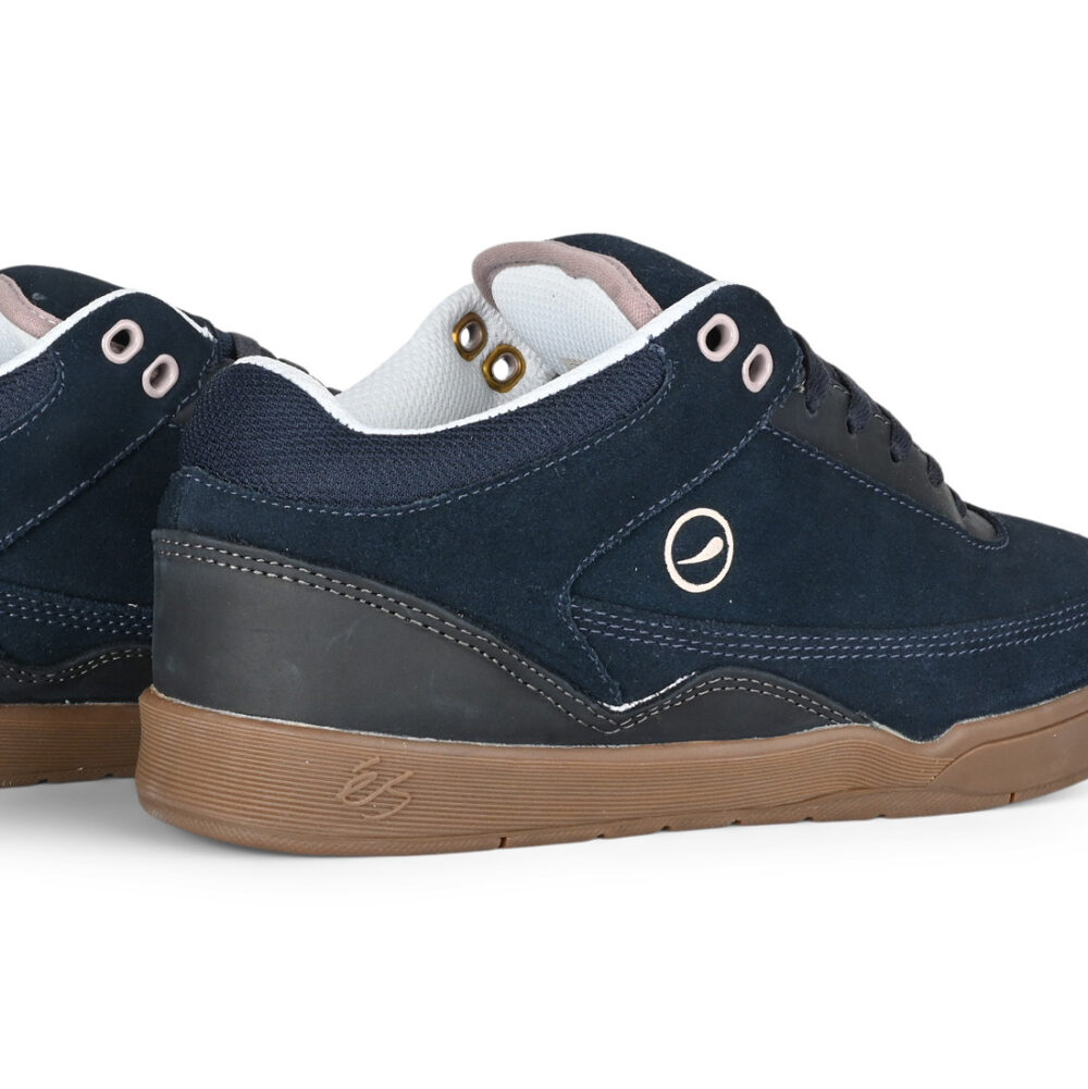 eS Stylus Mid Skate Shoes - Navy/Gum