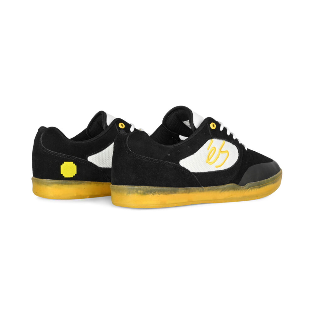 eS x Chomp On Kicks Swift 1.5 Skate Shoes - Black/White/Yellow