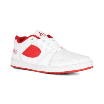 eS x Go Skate Day Accel Slim Skate Shoes - White/Red