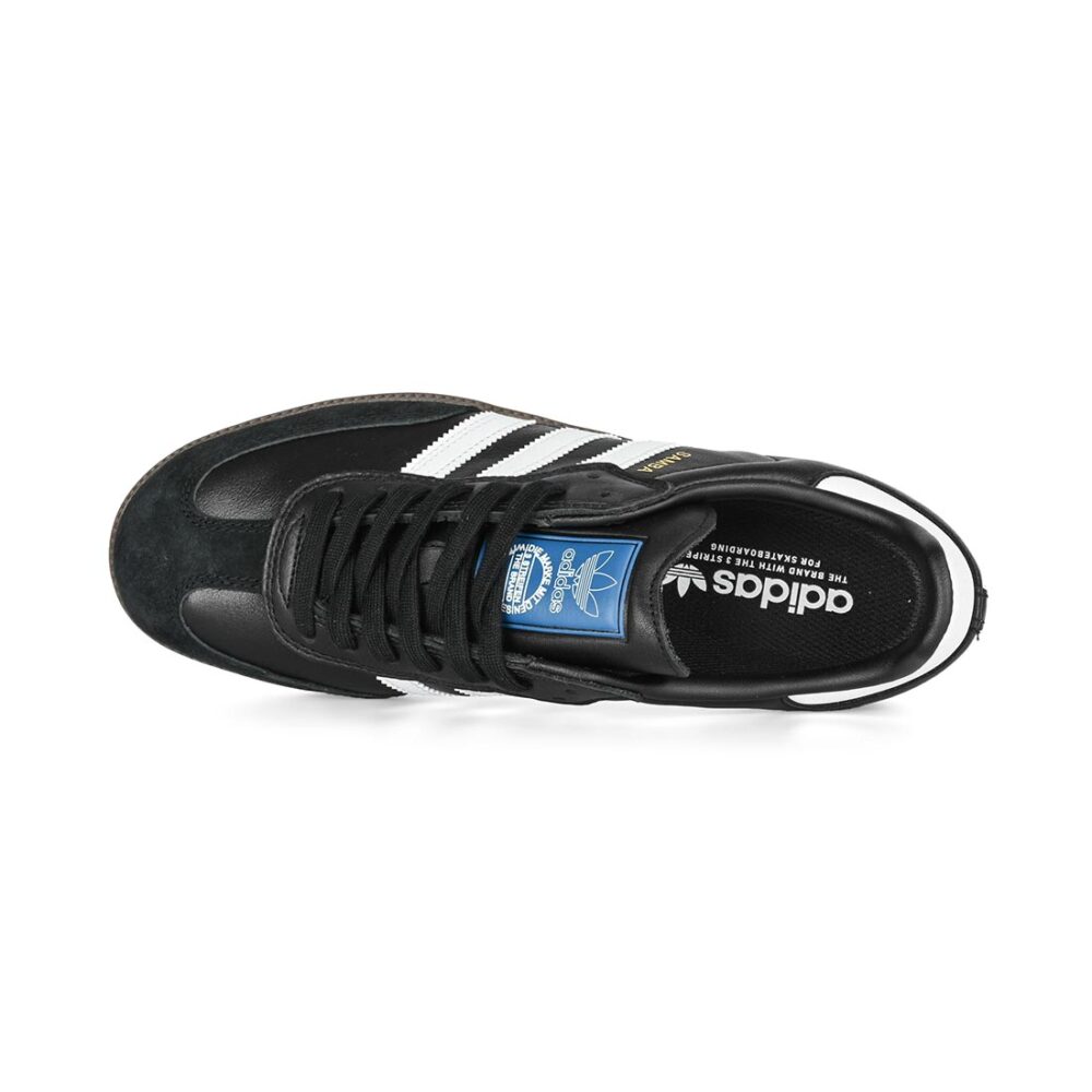 Adidas Samba ADV Skate Shoes - Core Black/White/Gum