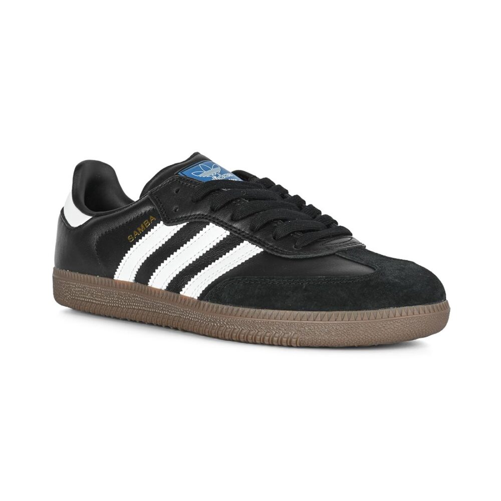 Adidas Samba ADV Skate Shoes - Core Black/White/Gum