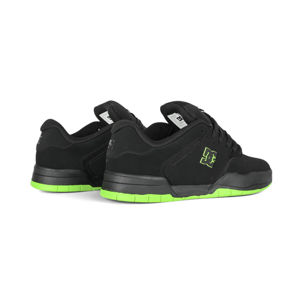 DC Central Skate Shoes - Black/Lime Green