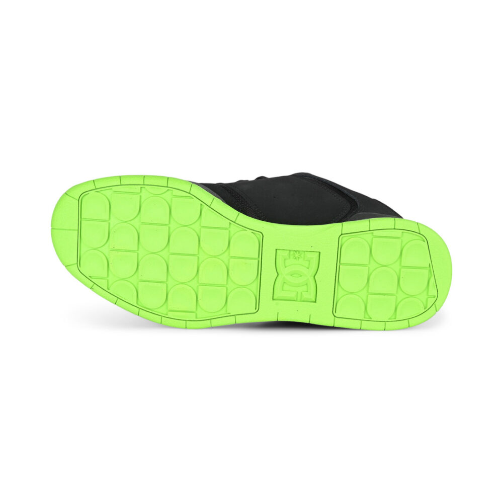 DC Central Skate Shoes - Black/Lime Green
