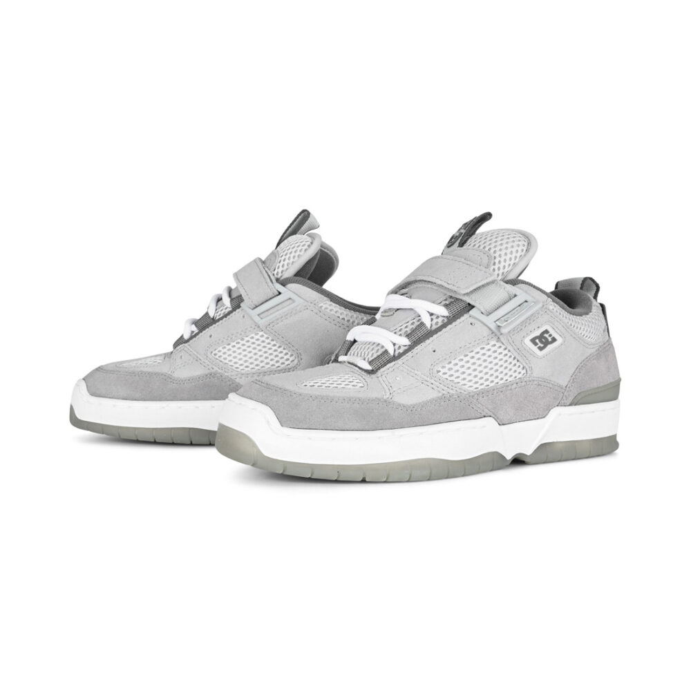 DC JS 1 Skate Shoes - Grey/Grey/Grey