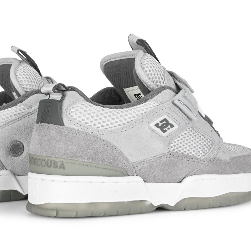 DC JS 1 Skate Shoes - Grey/Grey/Grey