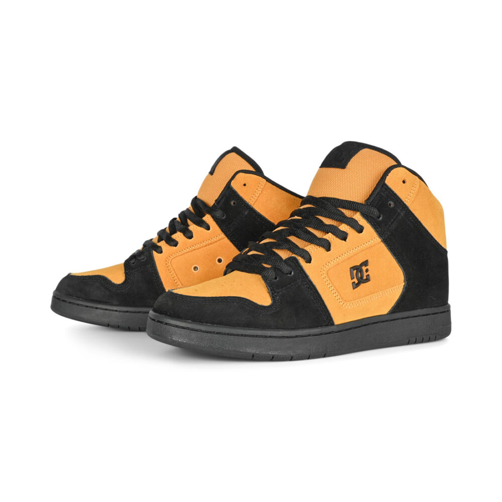 DC Manteca 4 High-Top Skate Shoes - Black/Black/Brown