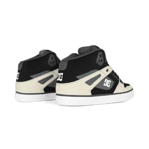 DC Pure High Top WC Skate Shoes - Black/Grey/Brown