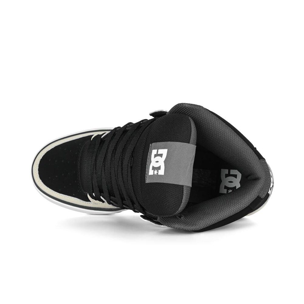 DC Pure High Top WC Skate Shoes - Black/Grey/Brown