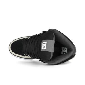DC Pure High Top WC Skate Shoes - Black/Grey/Brown